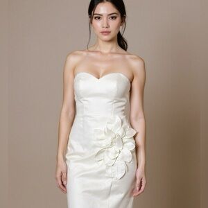 Gorgeous White sleeveless dress from Cache, Size10